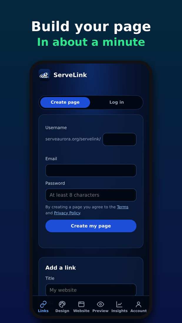 ServeALink preview