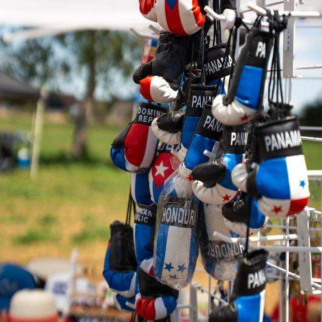 isla boxing glove keychains